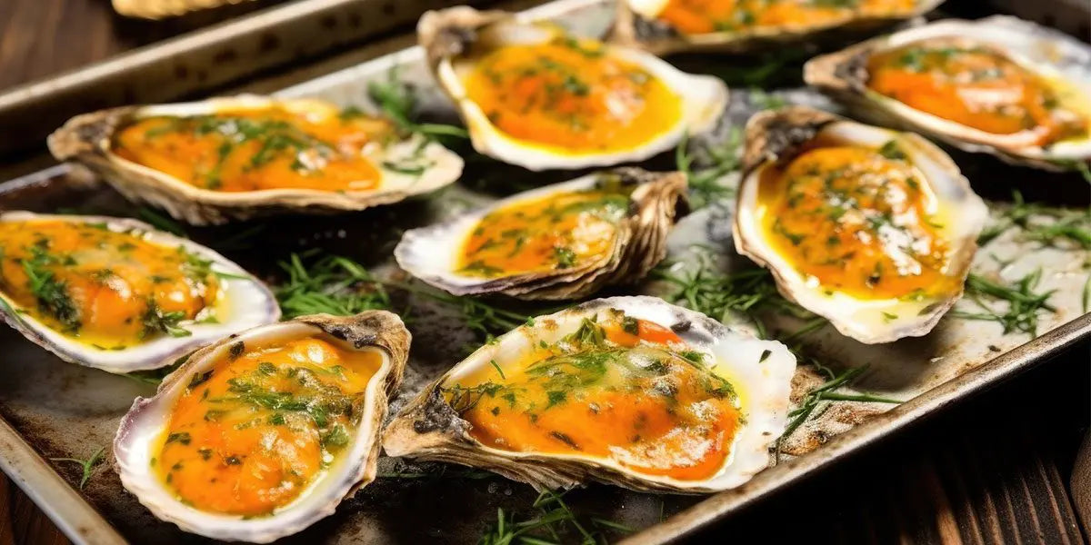 Charbroiled Oysters a La New Orleans