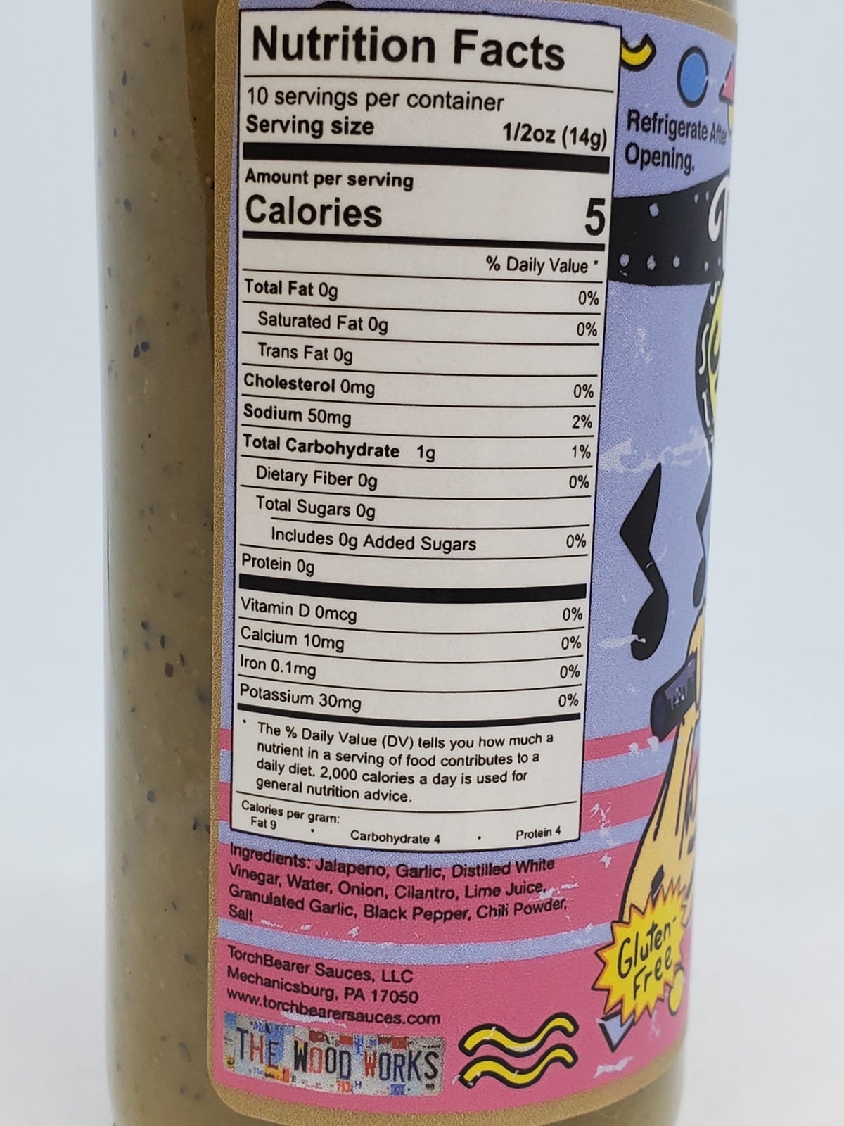 Danny Wood&#39;s Jalapeno Cilantro Sauce | Bottle | 5oz