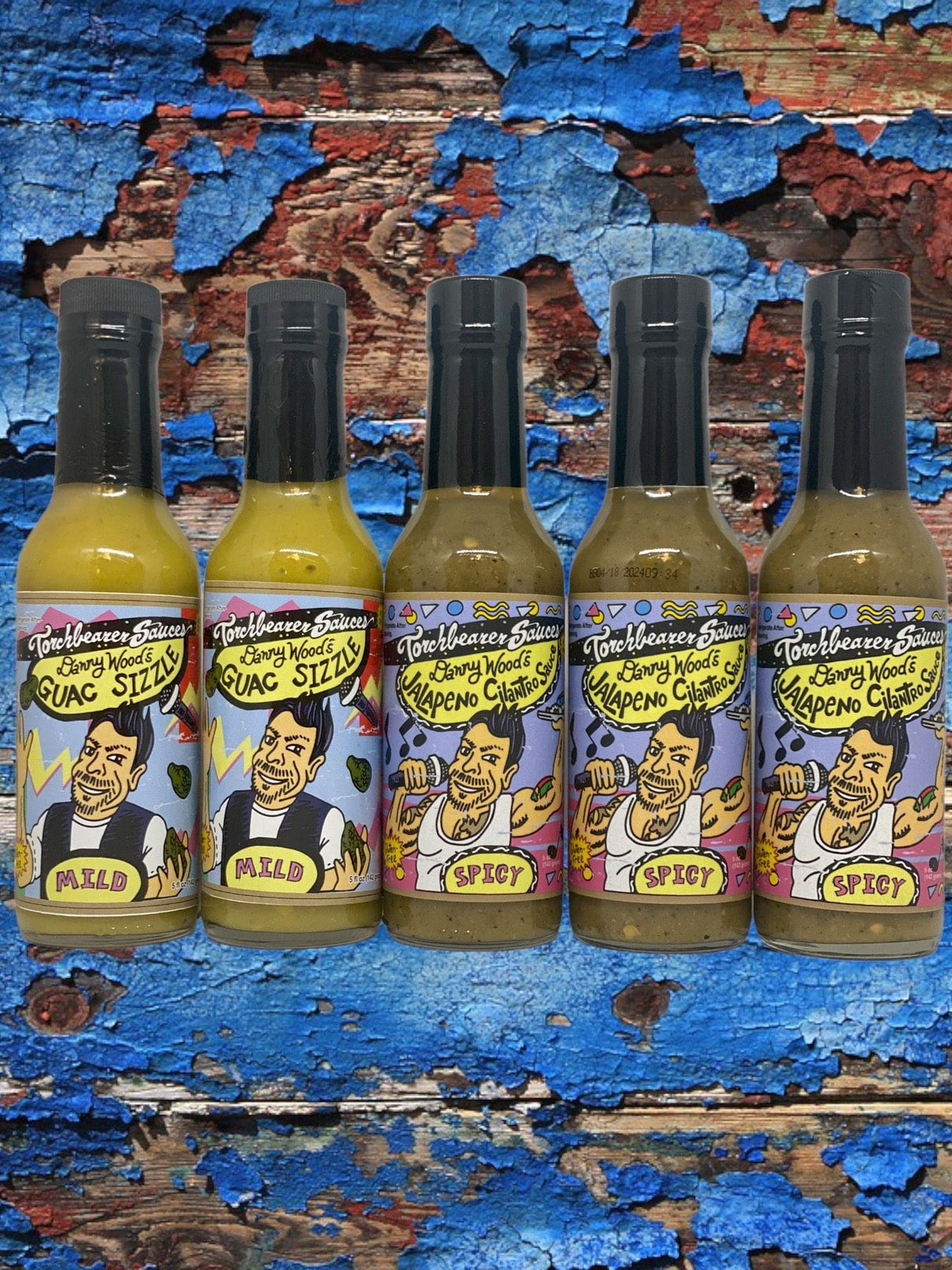 3 Jalapeno Cilantros and 2 Guac Sizzles | 5 Bottles | 5oz