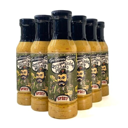 Spicy Horseradish Mustard | Case of 12 | 12oz