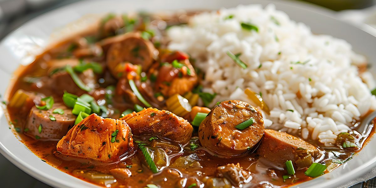 Shinedown Chicken and Andouille Gumbo