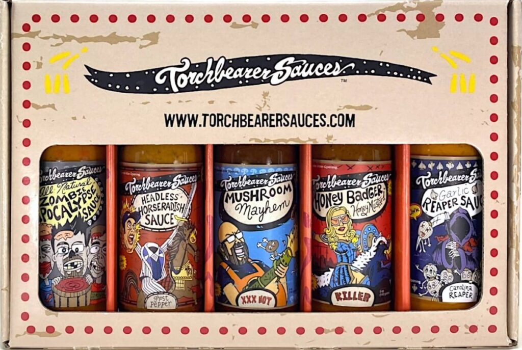 Torchbearer Sauces Hot Ones 5-pack