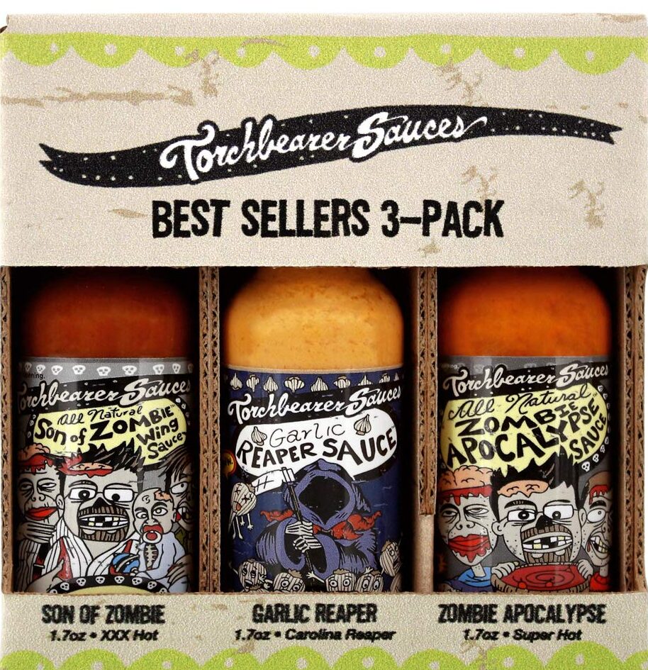 Torchbearer Sauces best sellers 3-pack