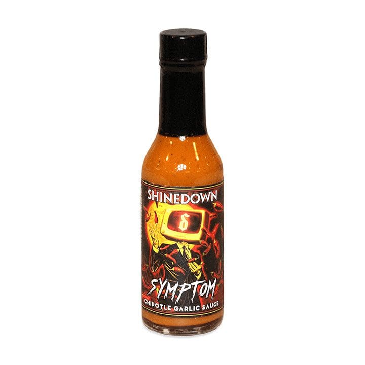 Shinedown’s Symptom Chipotle Garlic sauce bottle